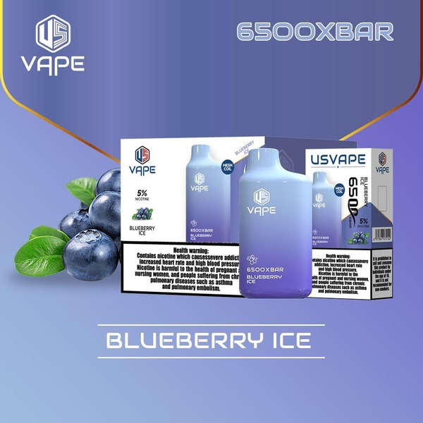 Blueberry Ice US VAPE 6500 XBAR Disposable