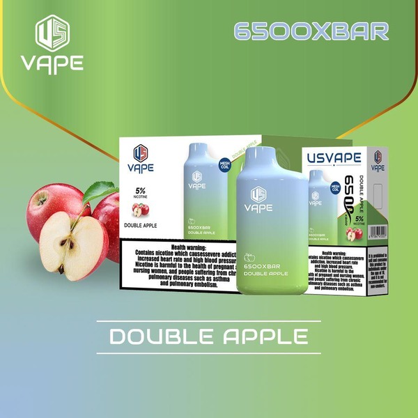 Double apple US VAPE 6500 XBAR Disposable