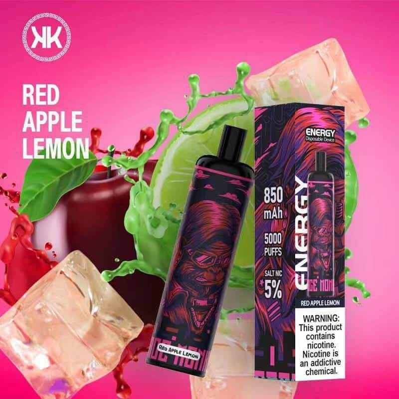 Red Apple Lemon ENERGY Disposable