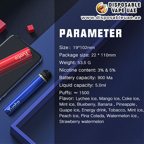 Yuoto 5 Red Wine Disposable Vape